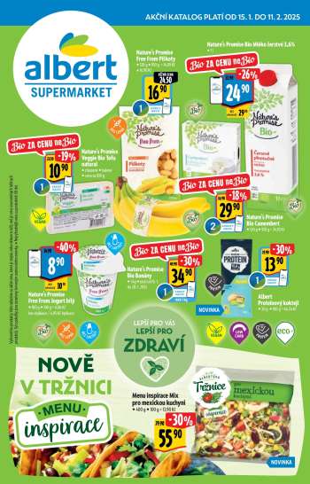 Leták Albert Supermarket - 15.1.2025 - 11.2.2025.