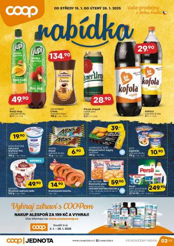 Leták coop JEDNOTA - 15.1.2025 - 28.1.2025.