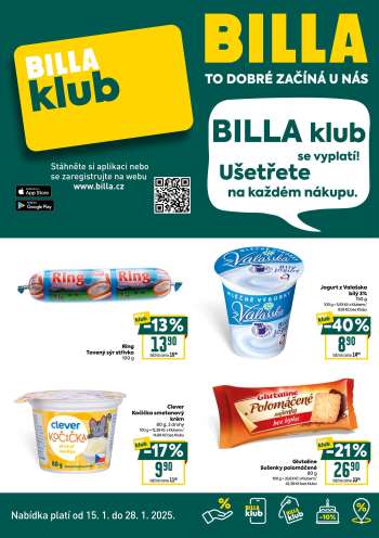 Leták BILLA - 15.1.2025 - 28.1.2025.
