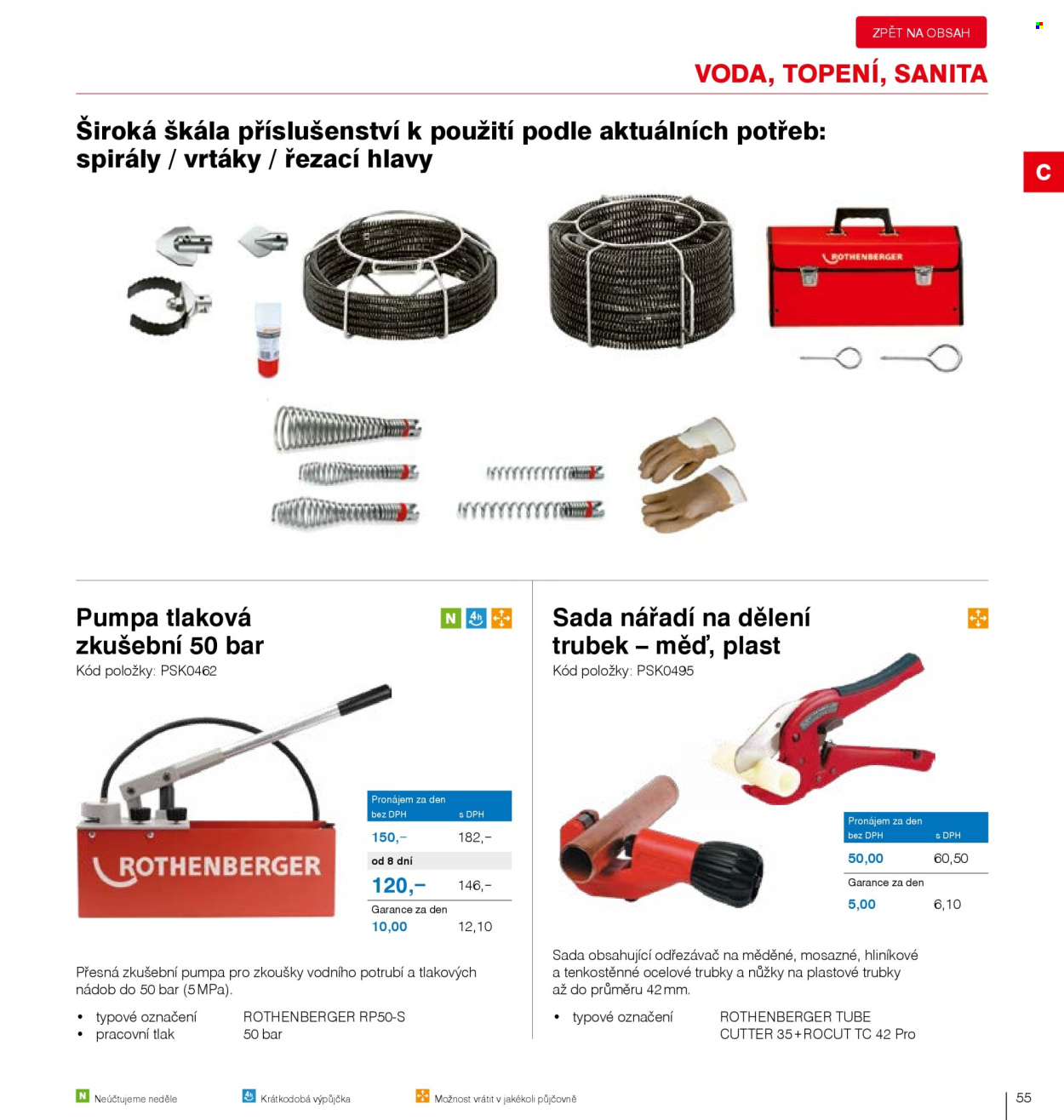 Leták DEK. Strana 57