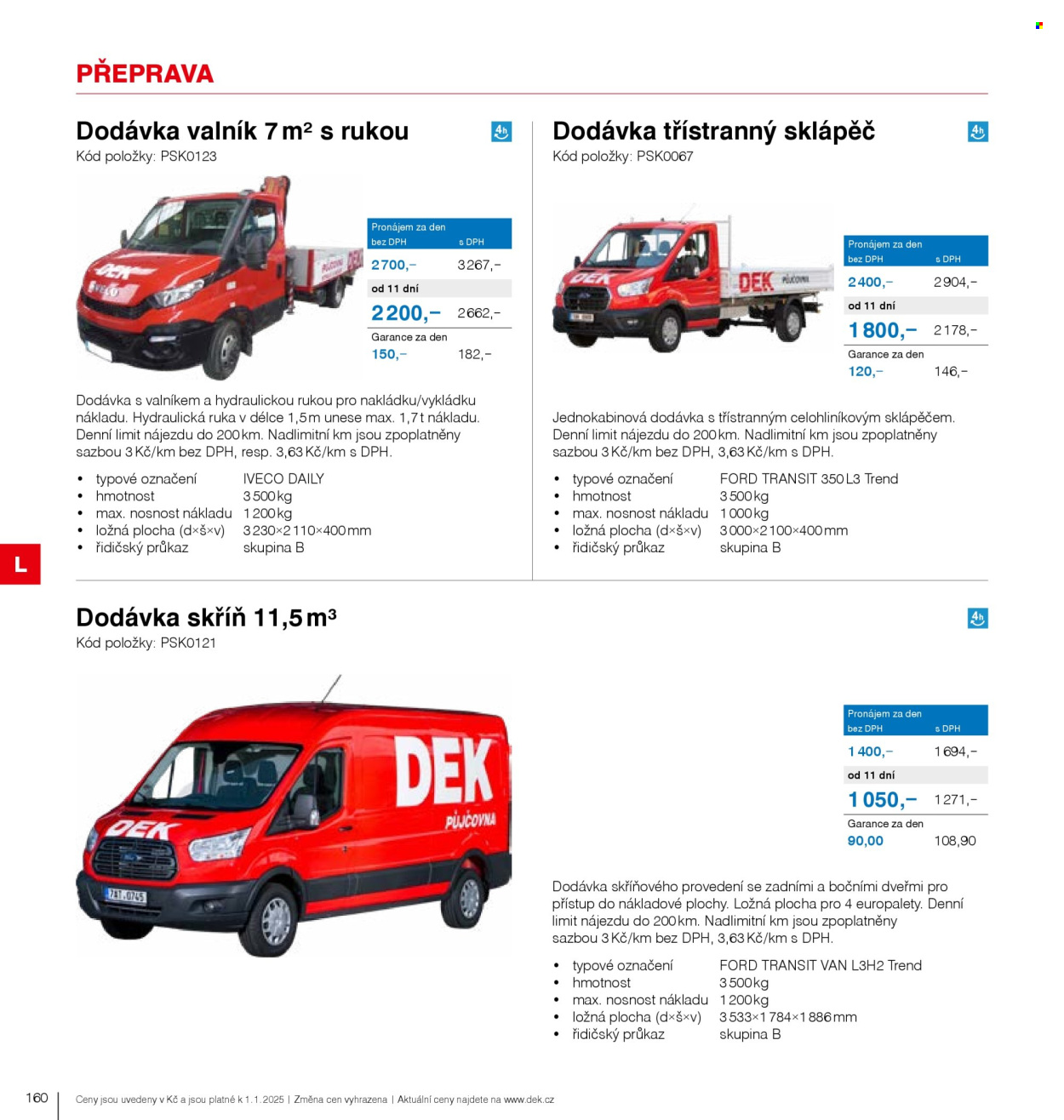 Leták DEK. Strana 162