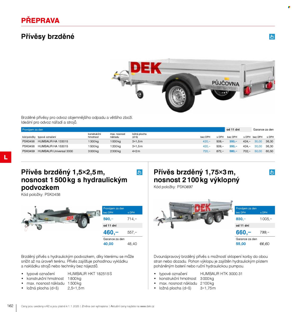 Leták DEK. Strana 164