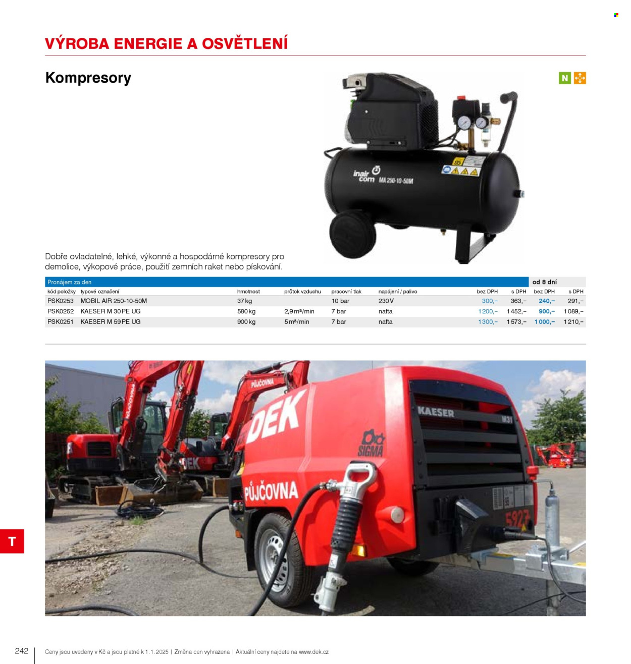 Leták DEK. Strana 244
