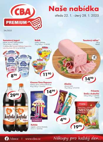 Leták CBA Premium - 22.1.2025 - 28.1.2025.
