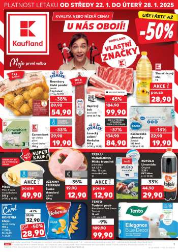 Leták Kaufland - 22.1.2025 - 28.1.2025.