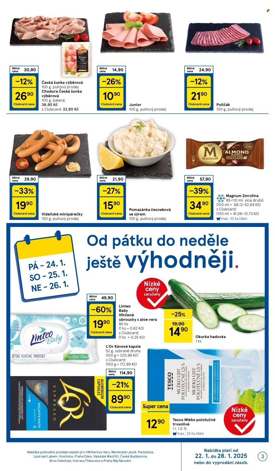 Leták TESCO - 22.1.2025 - 28.1.2025. Strana 3