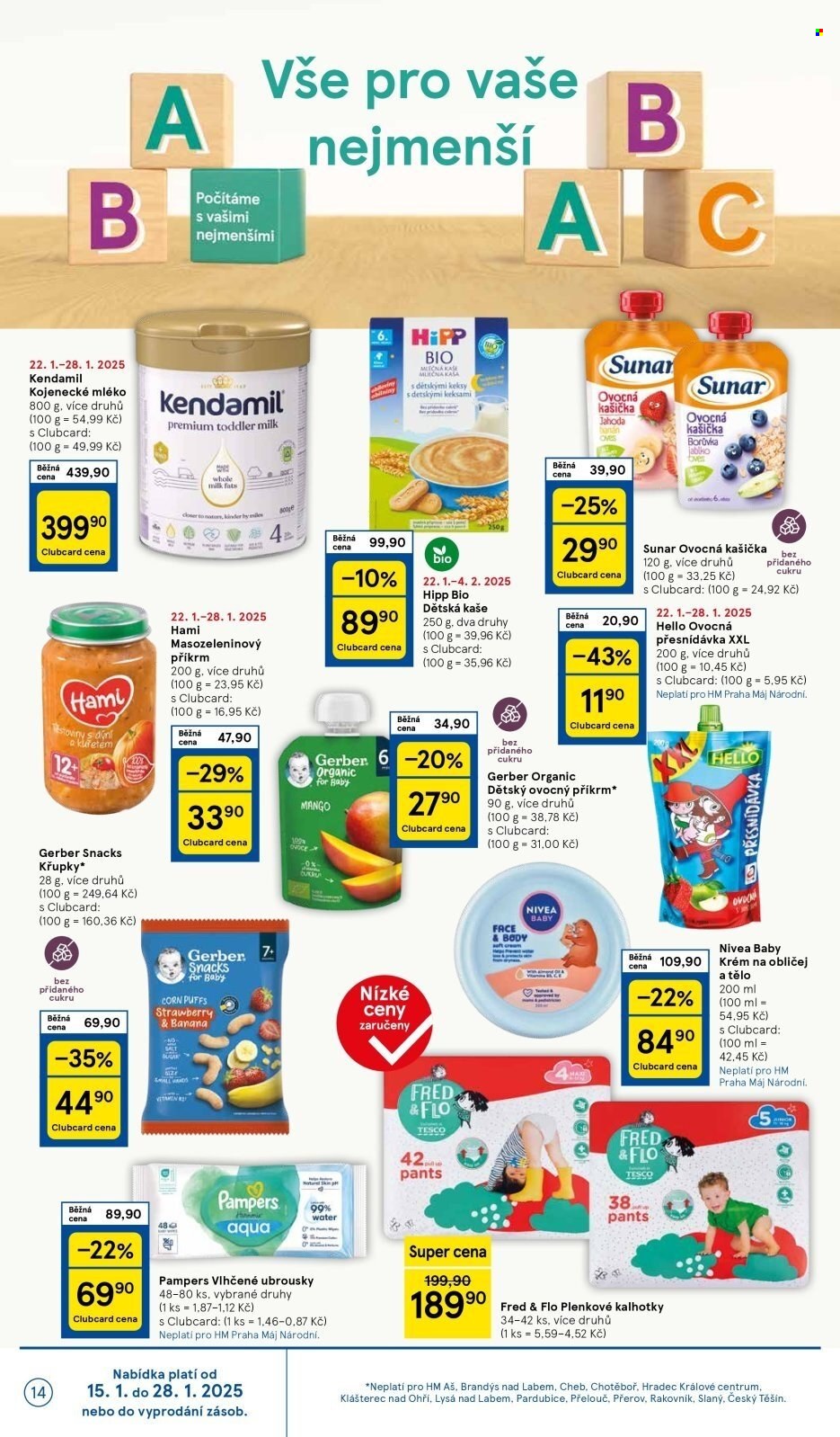 Leták TESCO - 22.1.2025 - 28.1.2025. Strana 14