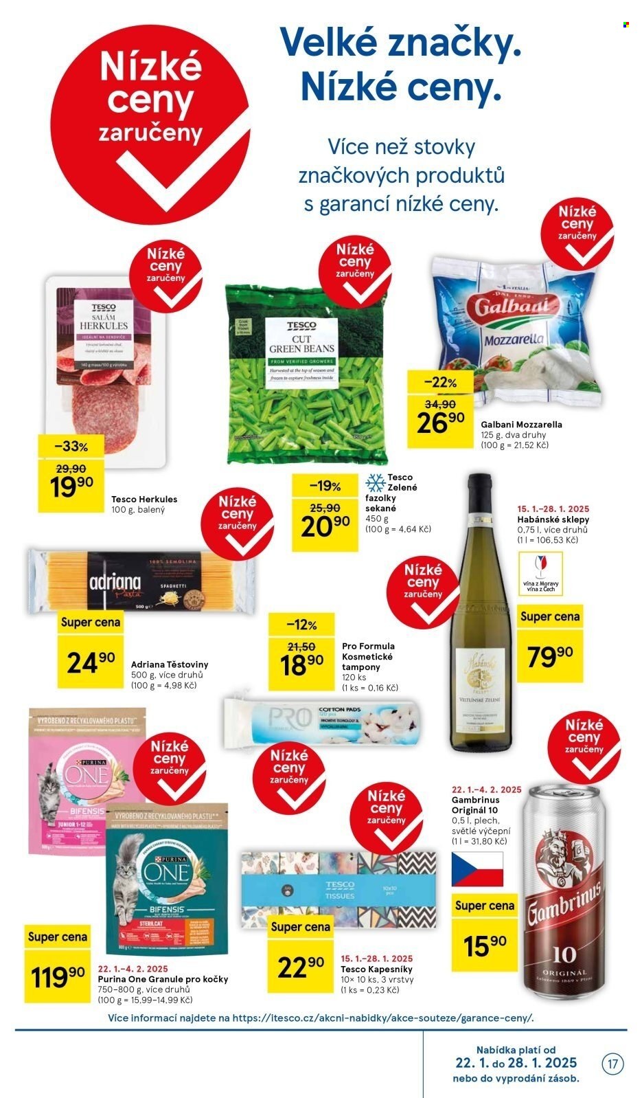 Leták TESCO - 22.1.2025 - 28.1.2025. Strana 17