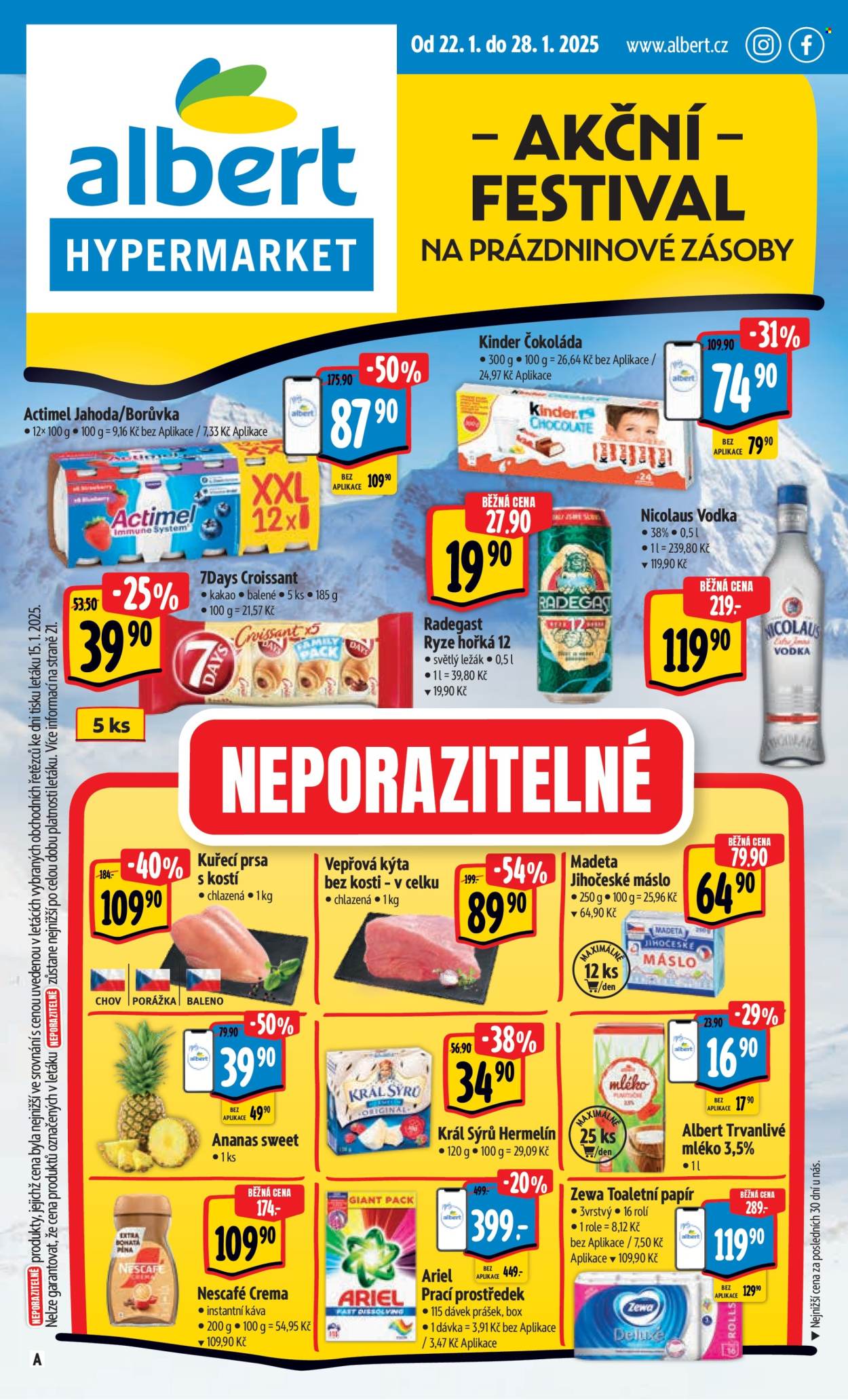 Leták Albert Hypermarket - 22.1.2025 - 28.1.2025. Strana 1