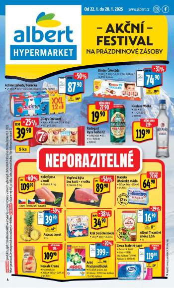 Leták Albert Hypermarket - 22.1.2025 - 28.1.2025.