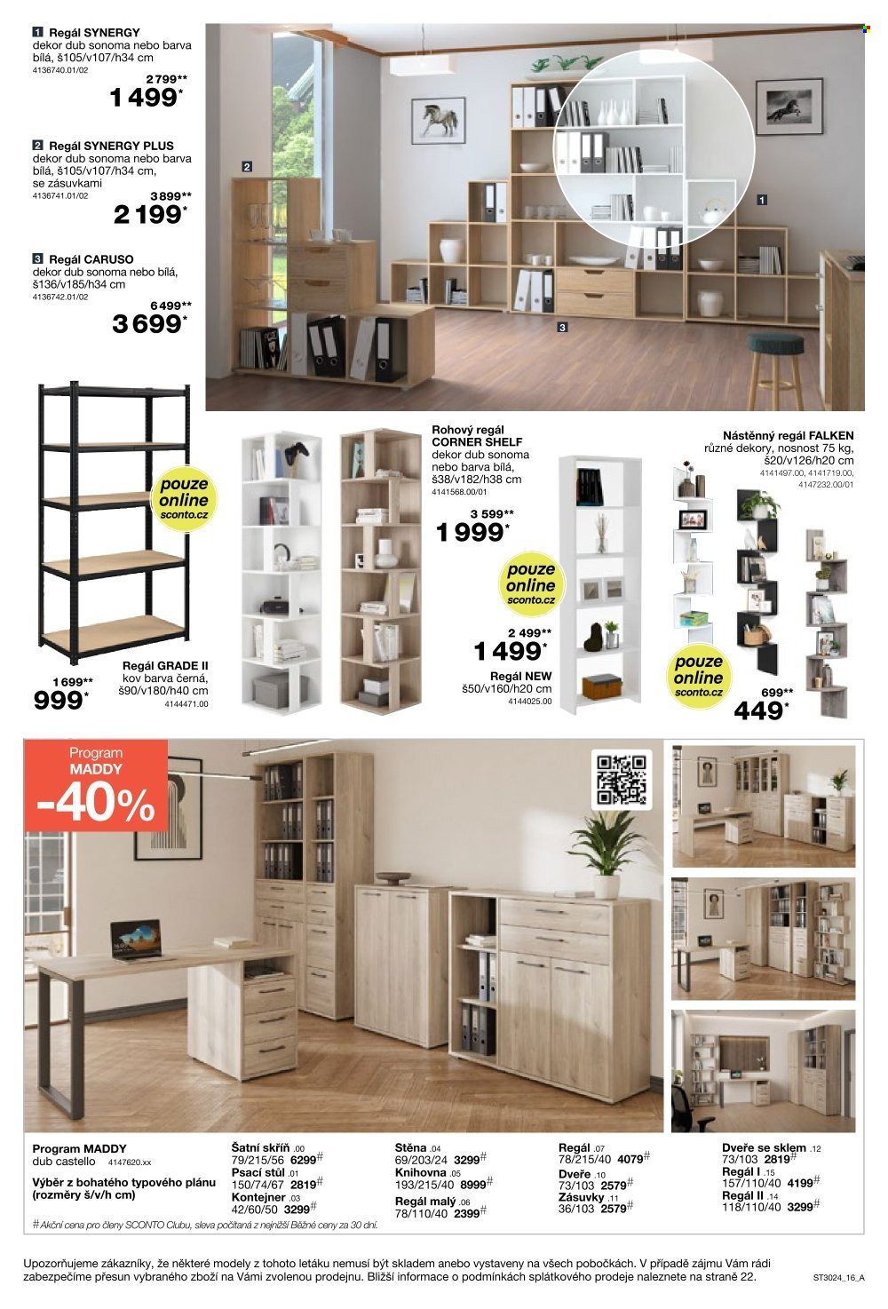 Leták SCONTO NÁBYTEK - 22.1.2025 - 11.2.2025. Strana 16