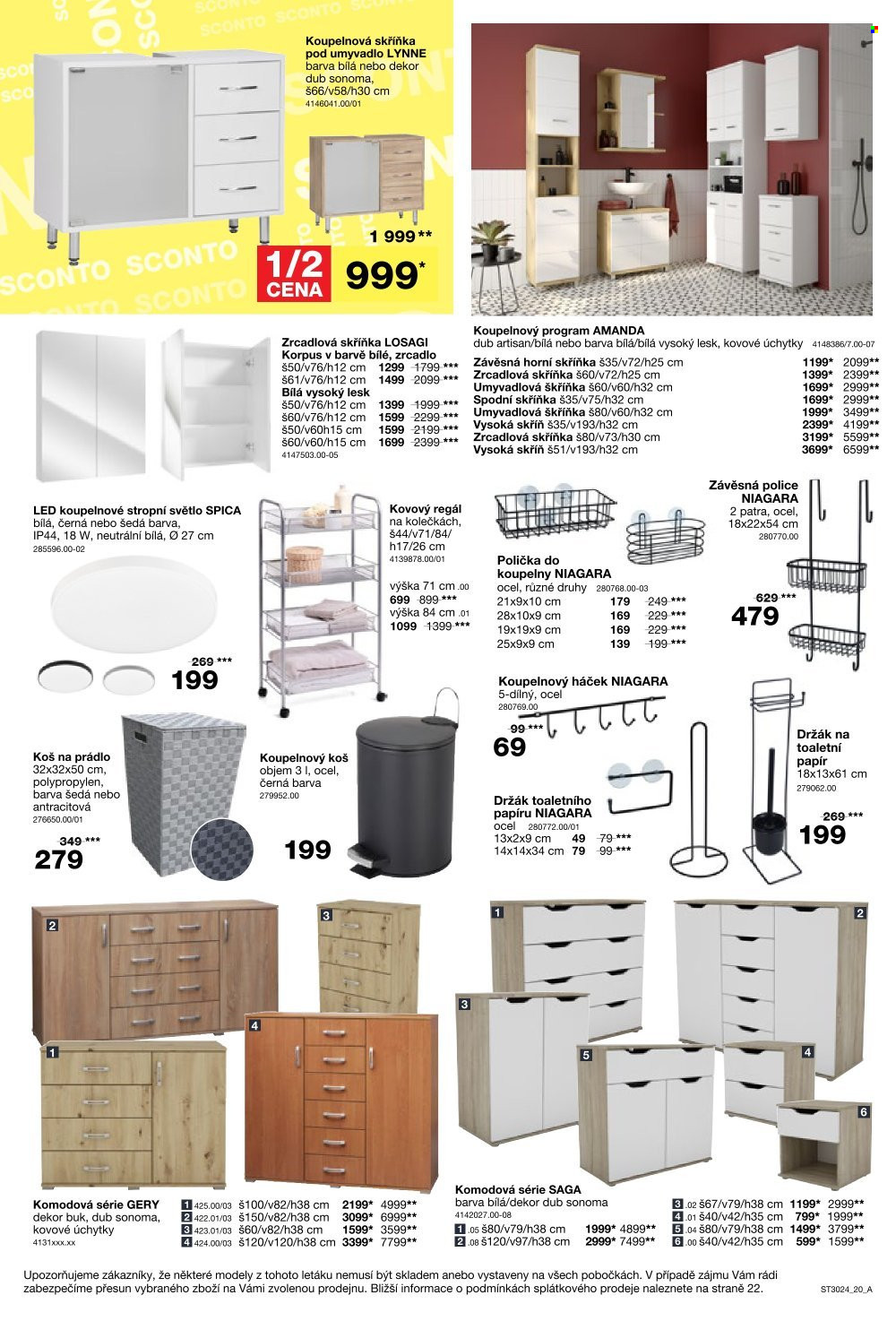 Leták SCONTO NÁBYTEK - 22.1.2025 - 11.2.2025. Strana 20