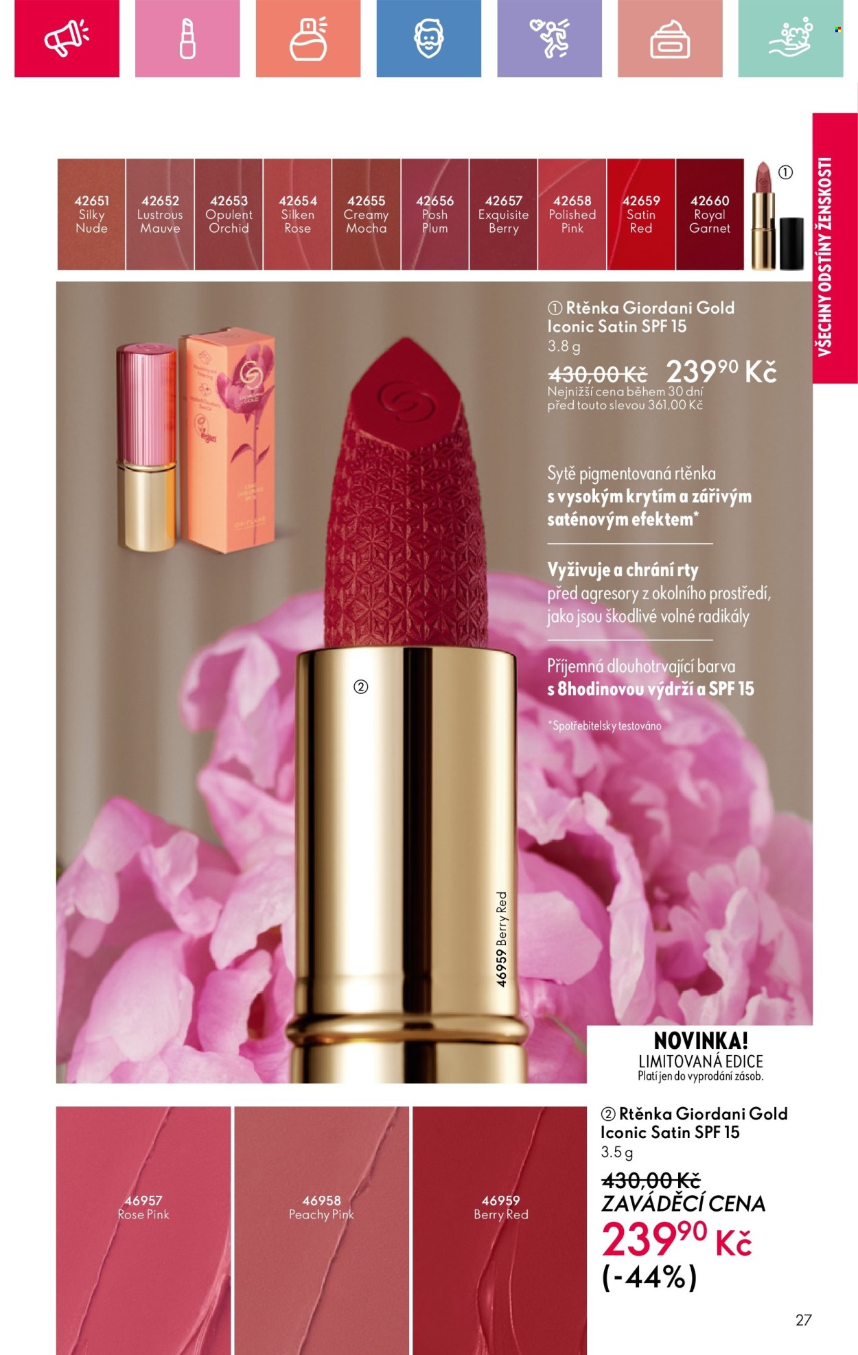 Leták ORIFLAME - 9.2.2025 - 1.3.2025. Strana 27