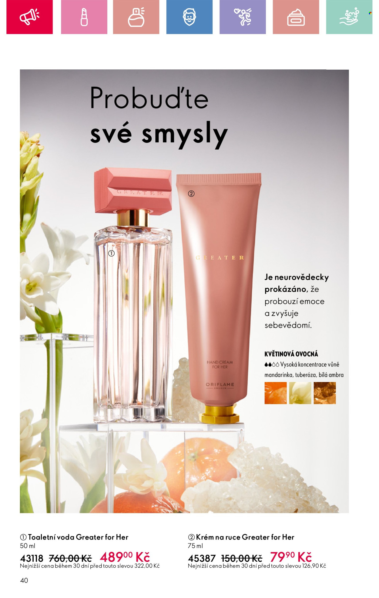 Leták ORIFLAME - 9.2.2025 - 1.3.2025. Strana 40
