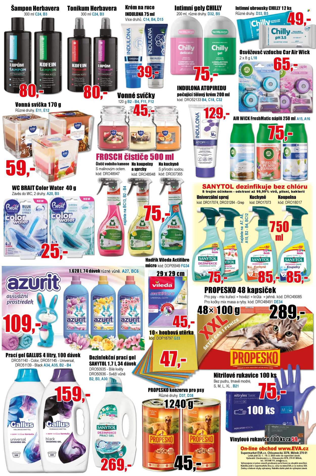 Leták EVA supermarket - 22.1.2025 - 10.2.2025. Strana 6