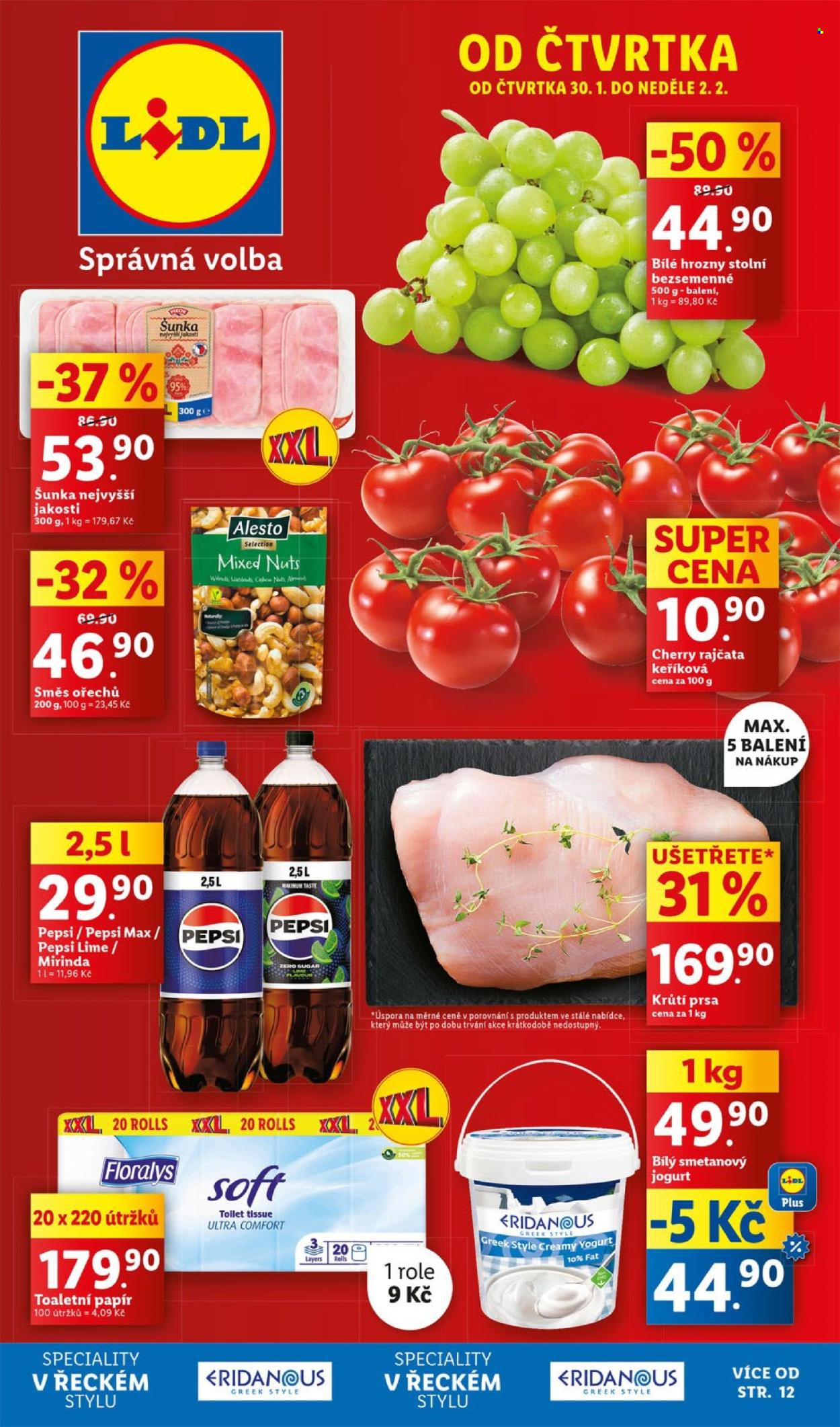 Leták Lidl - 30.1.2025 - 2.2.2025. Strana 1
