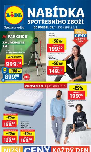 Leták Lidl - 27.1.2025 - 2.2.2025.