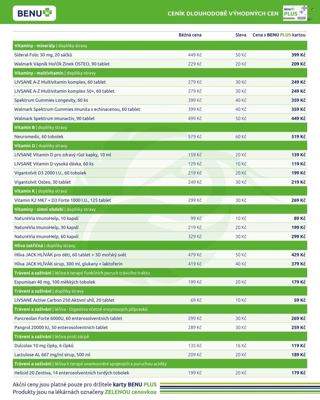 Leták BENU Lékárna - 1.2.2025 - 28.2.2025. Strana 10