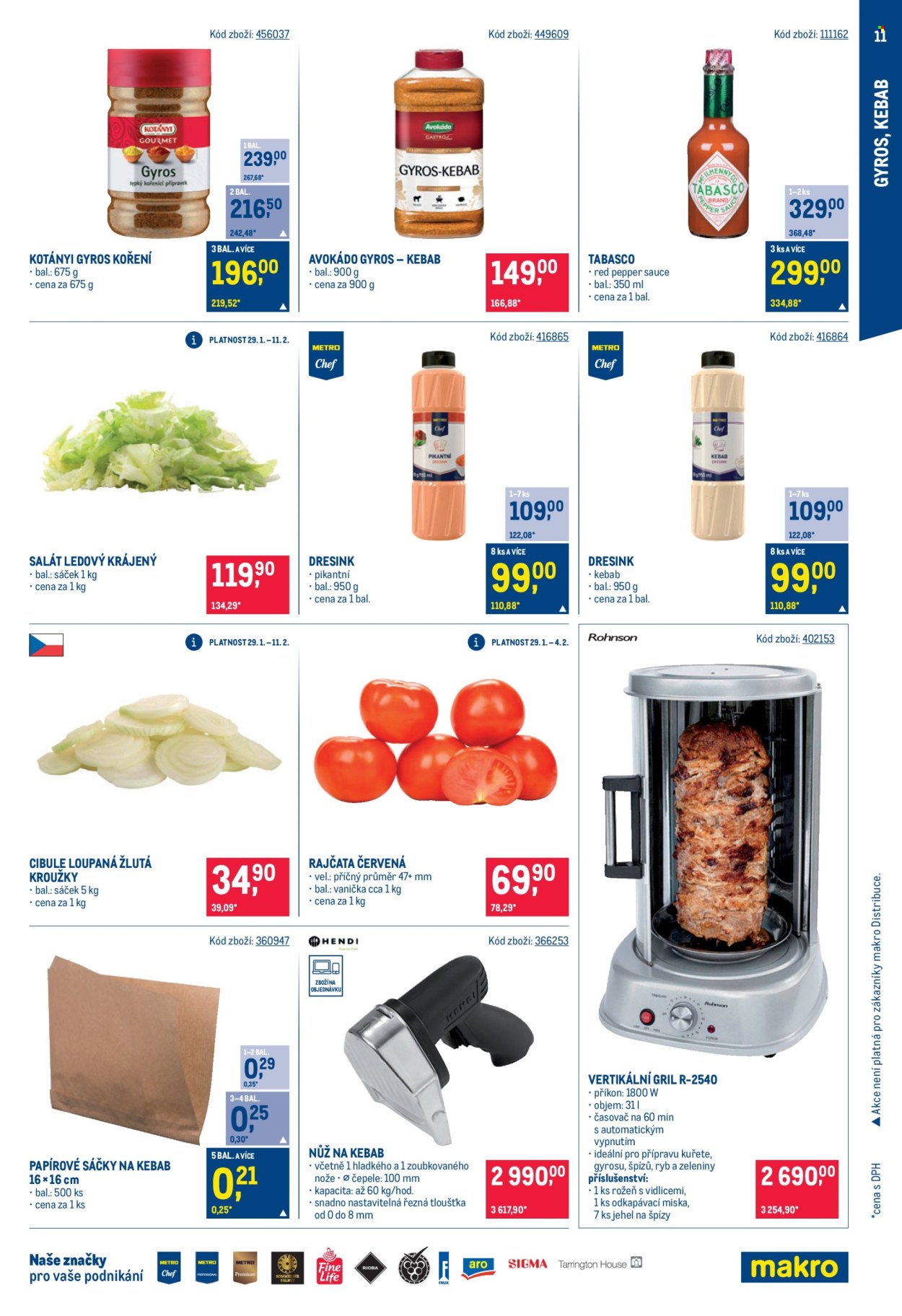 Leták MAKRO - 29.1.2025 - 25.2.2025. Strana 11