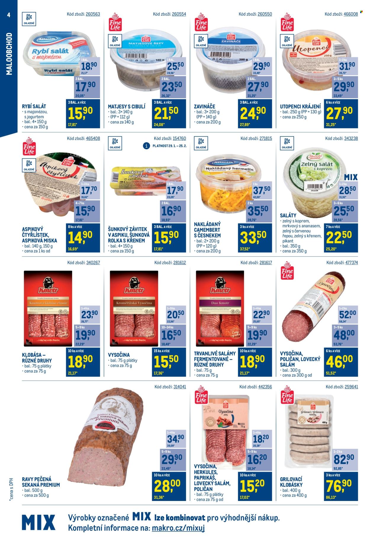 Leták MAKRO - 29.1.2025 - 25.3.2025. Strana 4