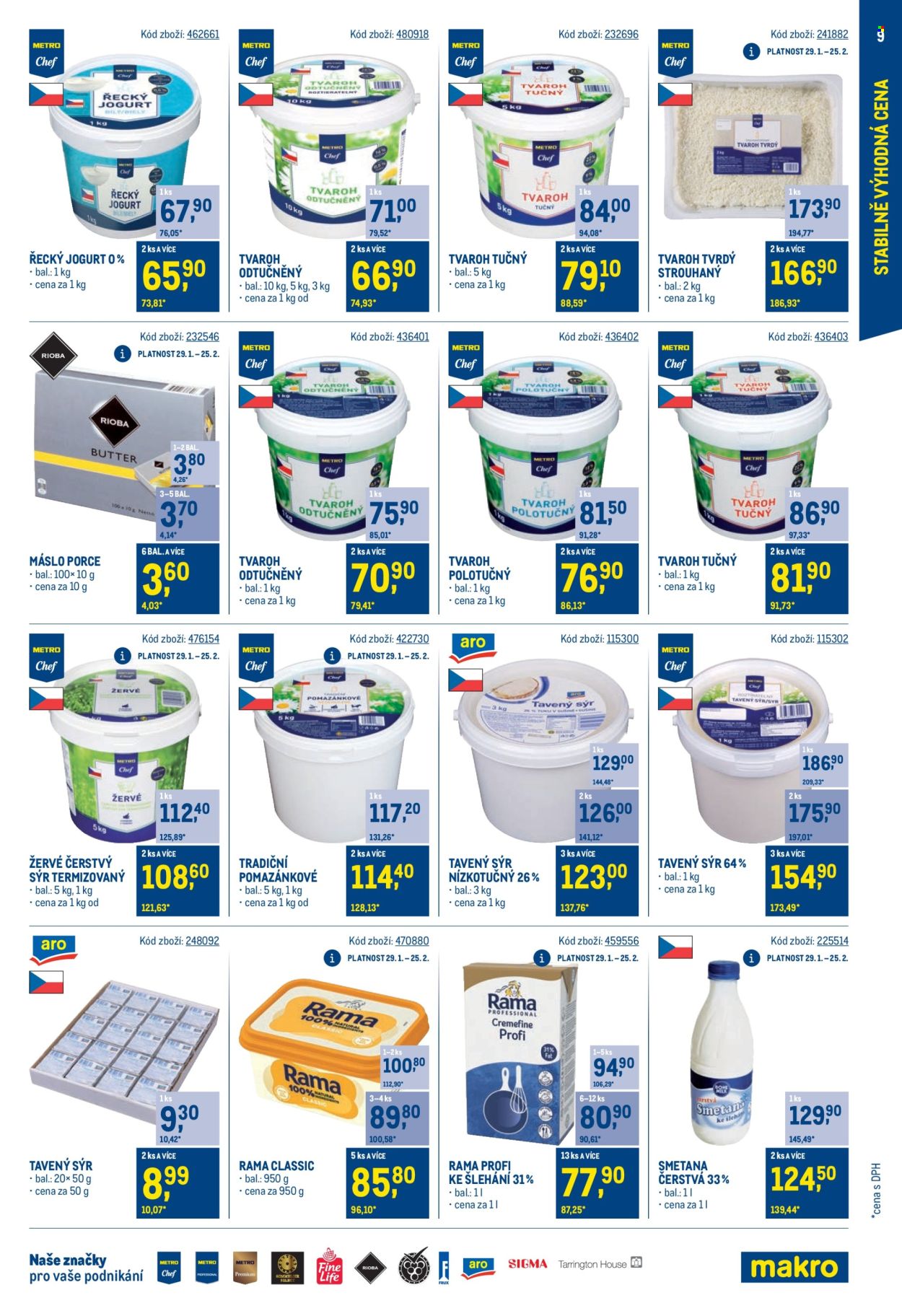 Leták MAKRO - 29.1.2025 - 25.3.2025. Strana 9