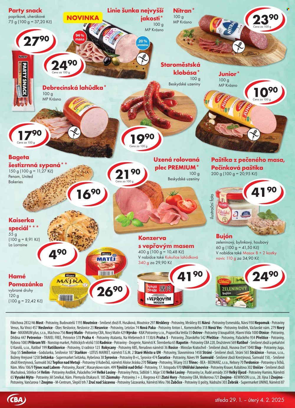 Leták CBA Premium - 29.1.2025 - 4.2.2025. Strana 3