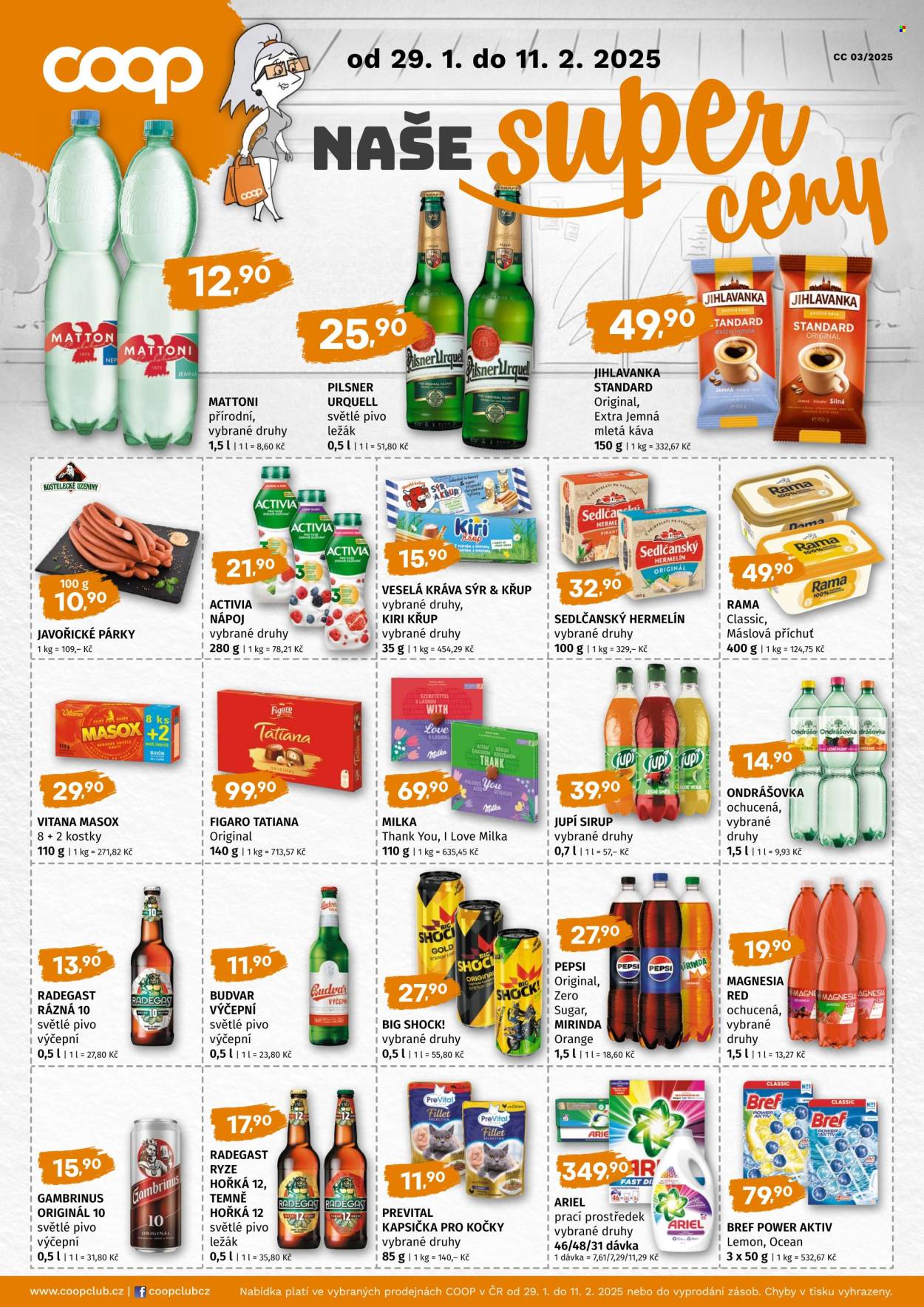 Leták coop TERNO - 29.1.2025 - 11.2.2025. Strana 1