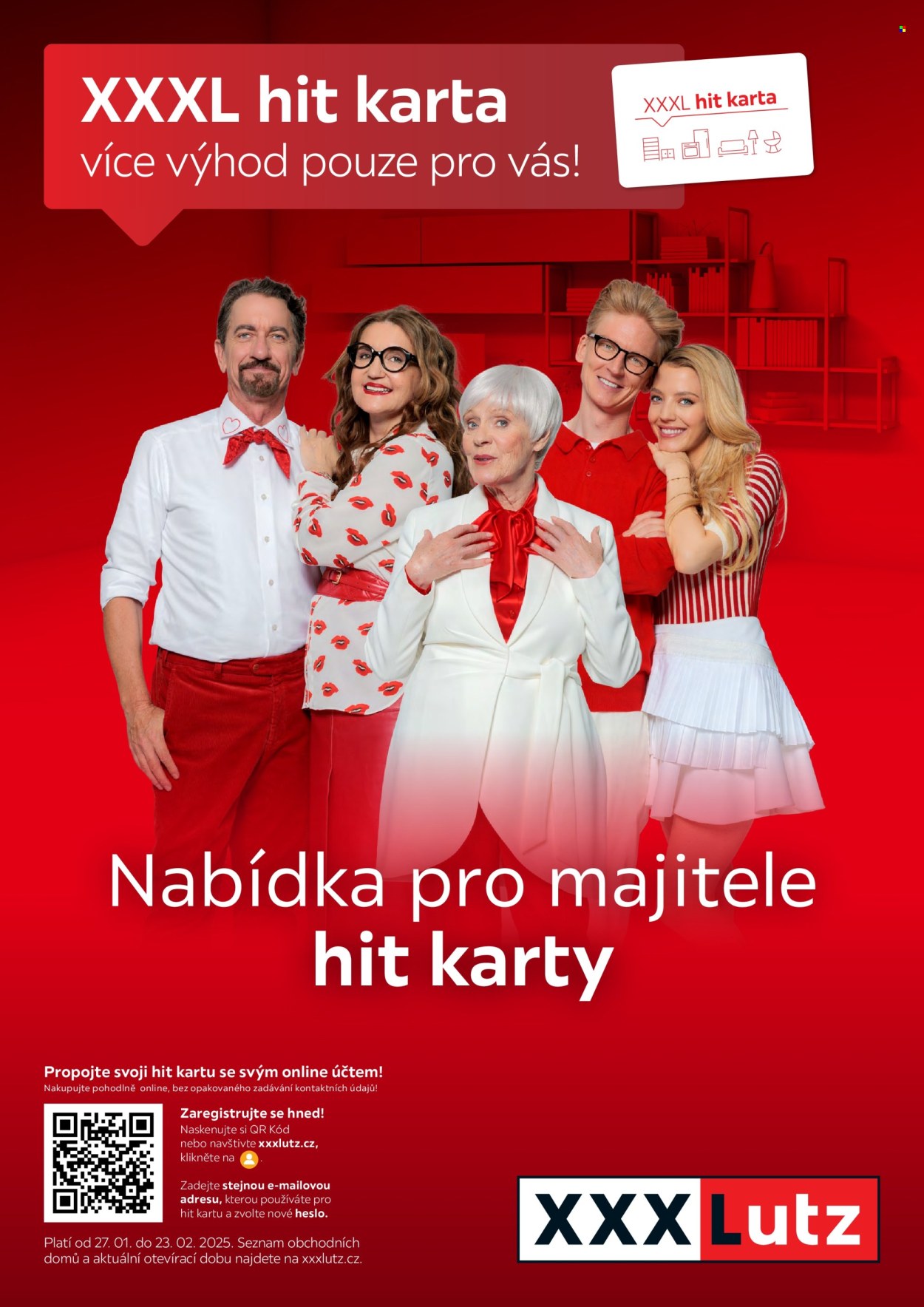 Leták XXXLutz - 27.1.2025 - 23.2.2025. Strana 1