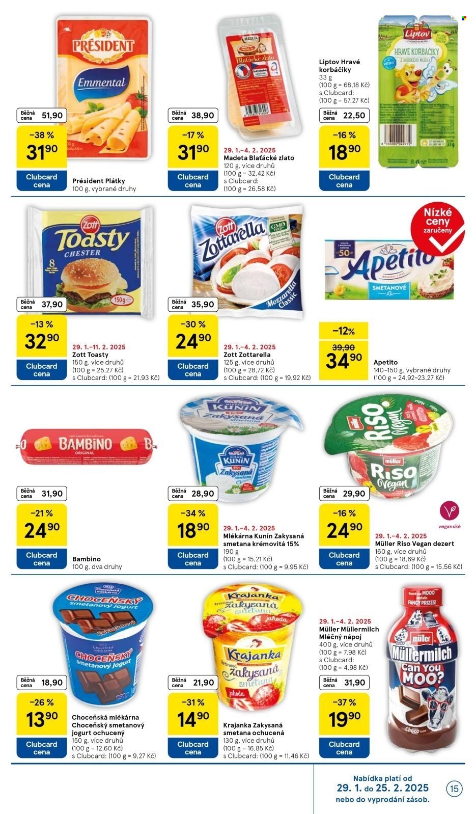 Leták TESCO - 29.1.2025 - 4.2.2025. Strana 15