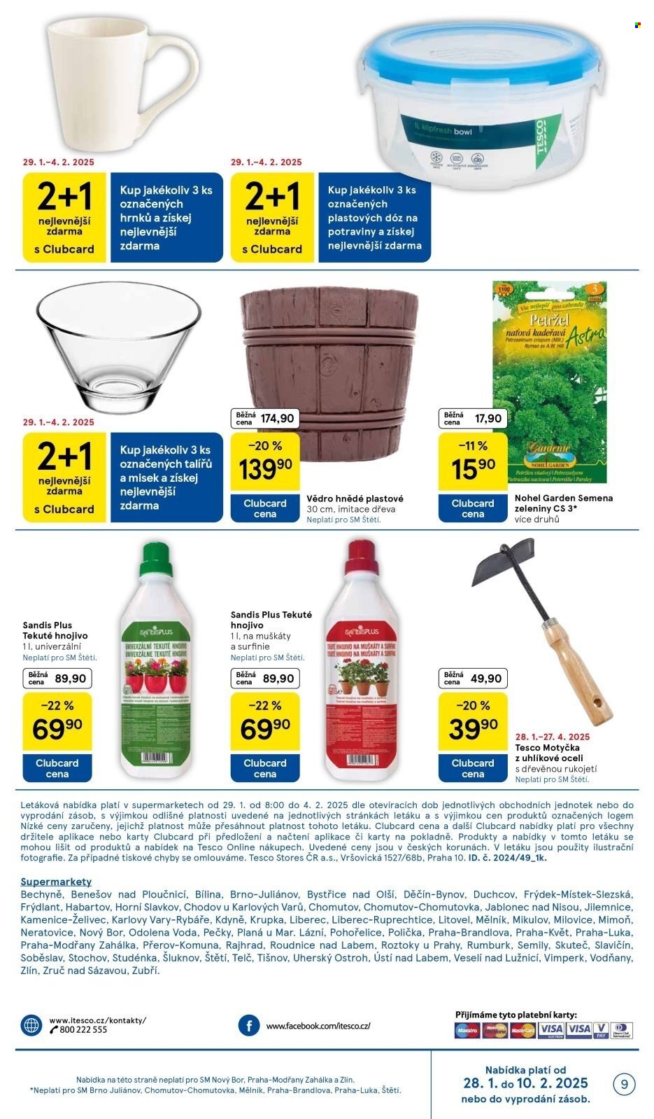 Leták TESCO supermarket - 29.1.2025 - 4.2.2025. Strana 9