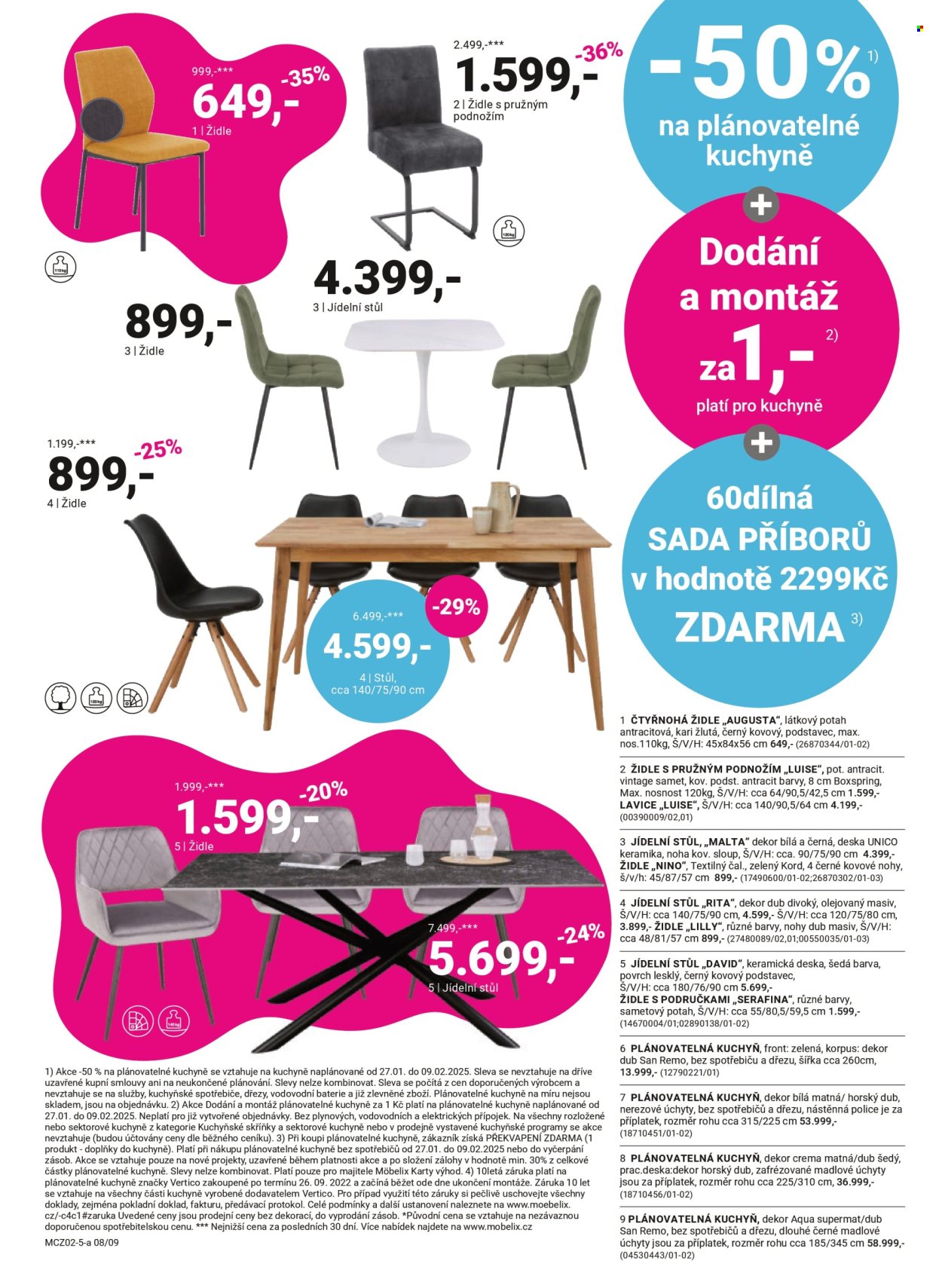 Leták MÖBELIX - 27.1.2025 - 9.2.2025. Strana 8
