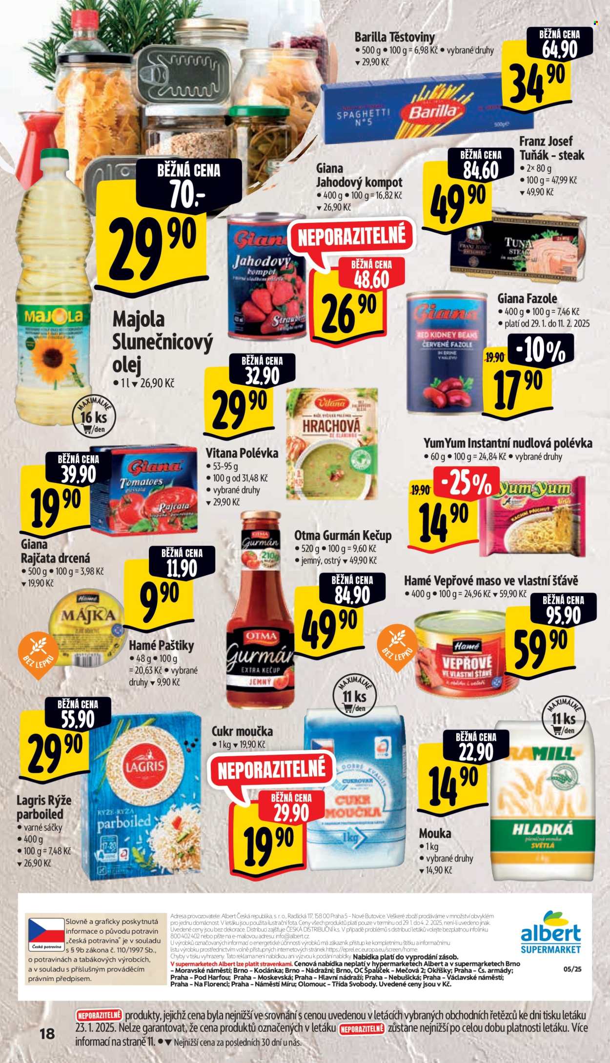 Leták Albert Supermarket - 29.1.2025 - 4.2.2025. Strana 25