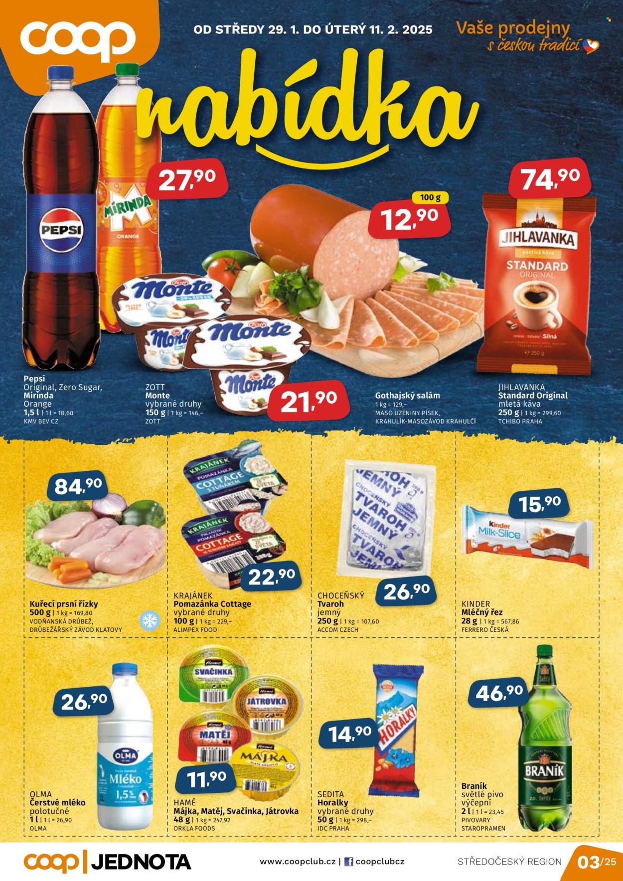 Leták coop JEDNOTA - 29.1.2025 - 11.2.2025. Strana 1