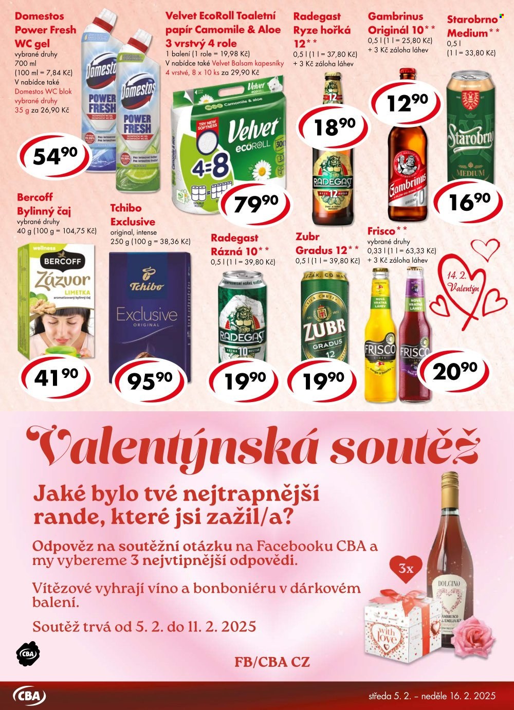 Leták CBA potraviny - 5.2.2025 - 16.2.2025. Strana 6
