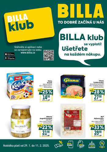 Leták BILLA - 29.1.2025 - 11.2.2025.