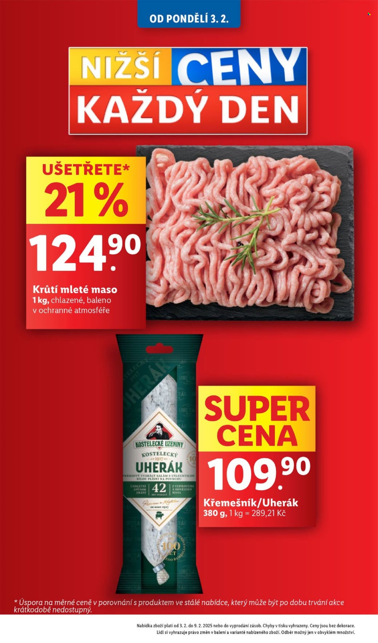 Leták Lidl - 3.2.2025 - 9.2.2025. Strana 4