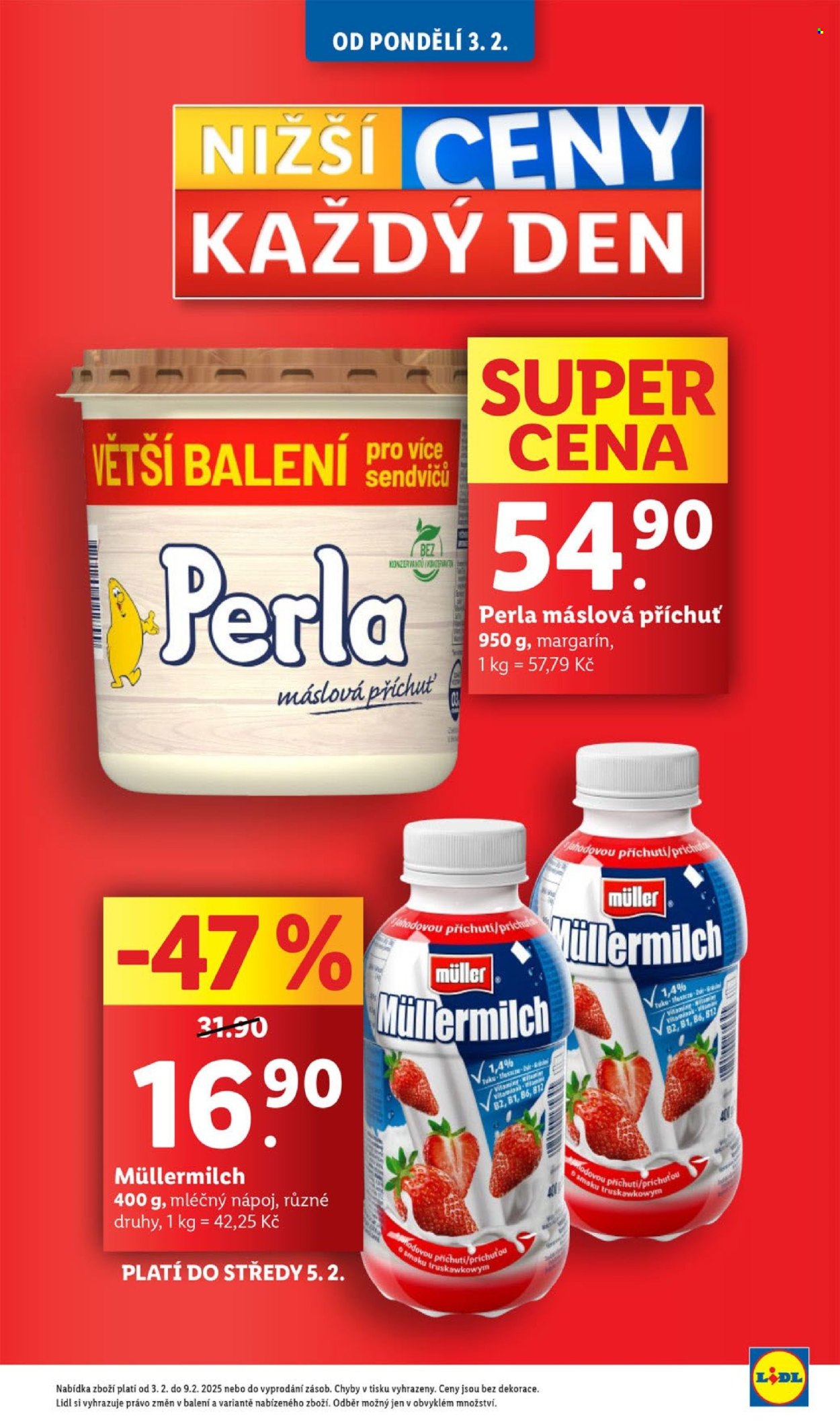 Leták Lidl - 3.2.2025 - 9.2.2025. Strana 5