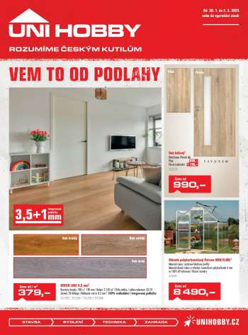 Leták UNI HOBBY - 30.1.2025 - 2.3.2025.