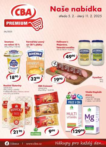 Leták CBA Premium - 5.2.2025 - 11.2.2025.