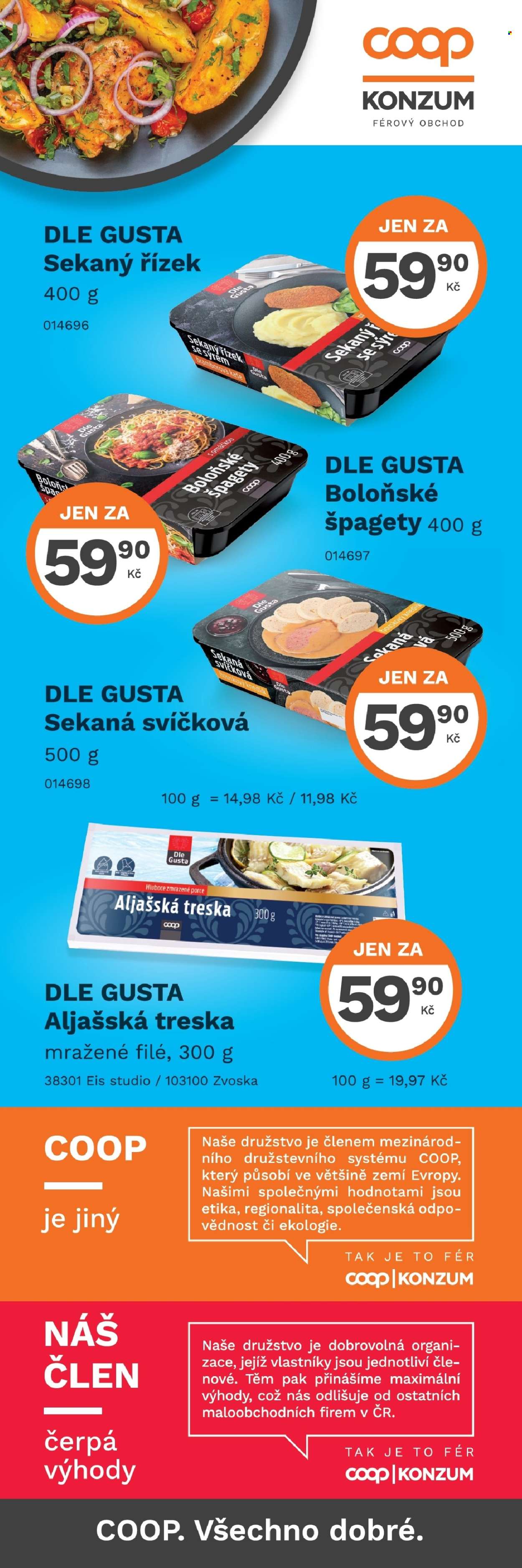 Leták Konzum. Strana 2