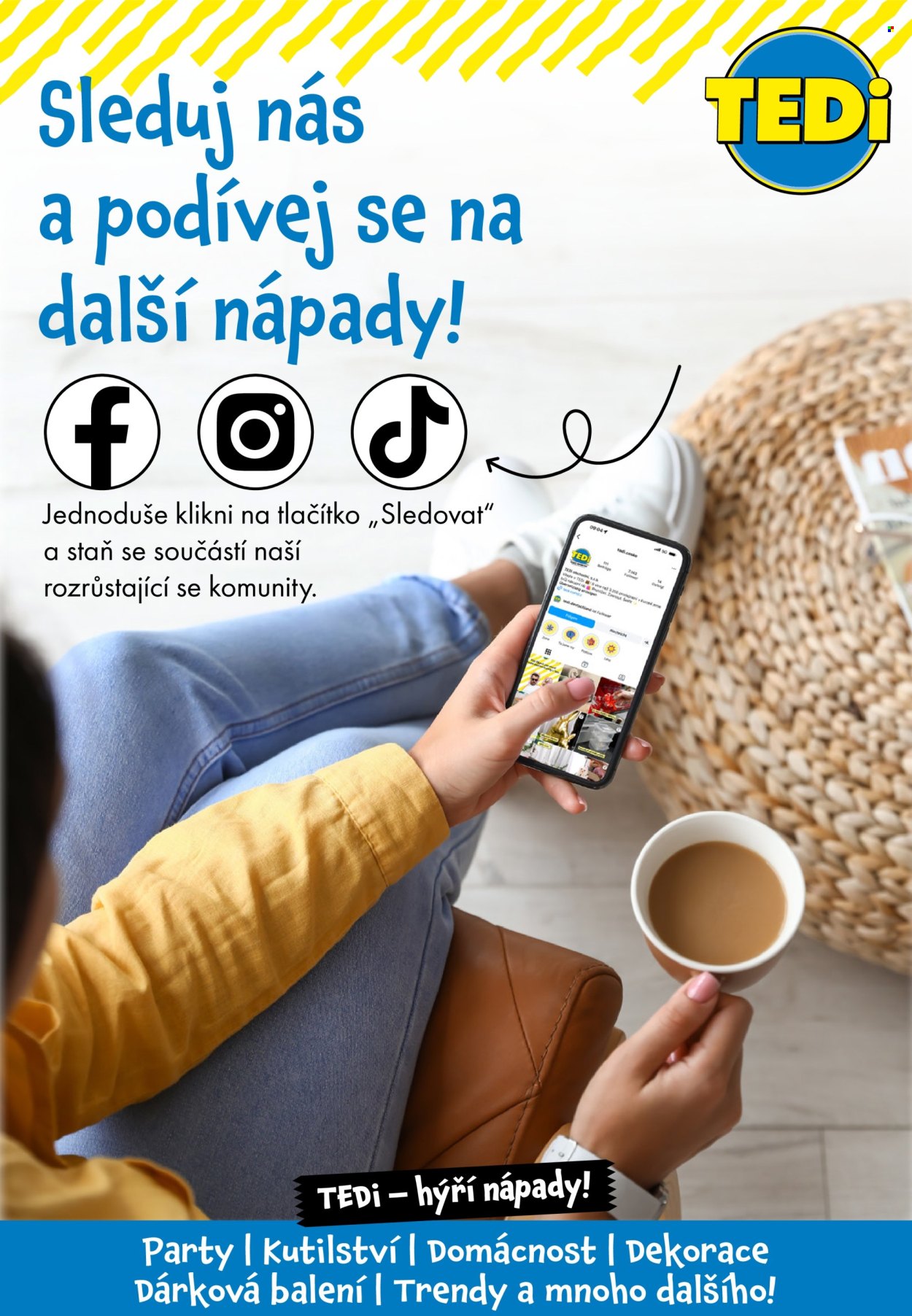 Leták TEDi. Strana 18