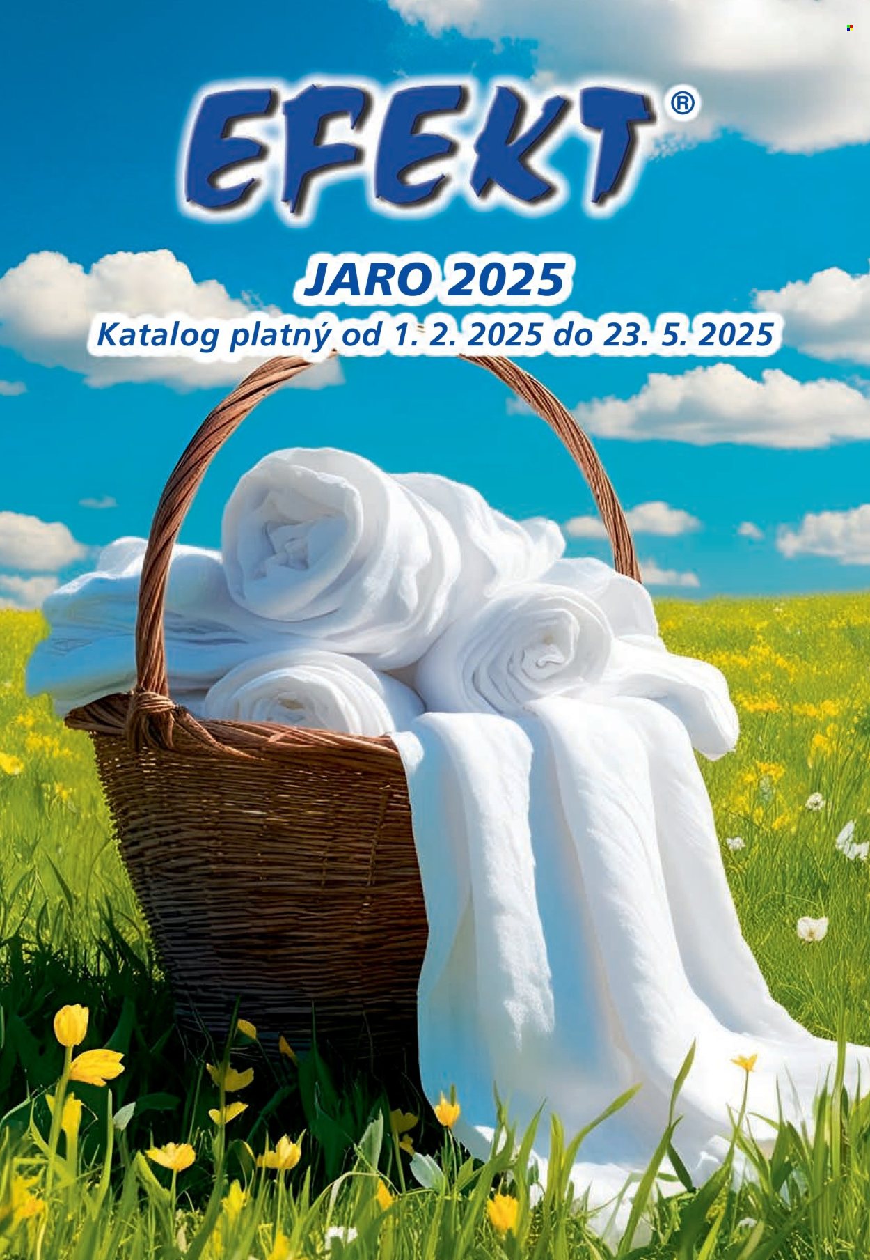 Leták Efekt - 1.2.2025 - 23.5.2025. Strana 1