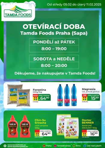 Leták Tamda Foods - 5.2.2025 - 11.2.2025.