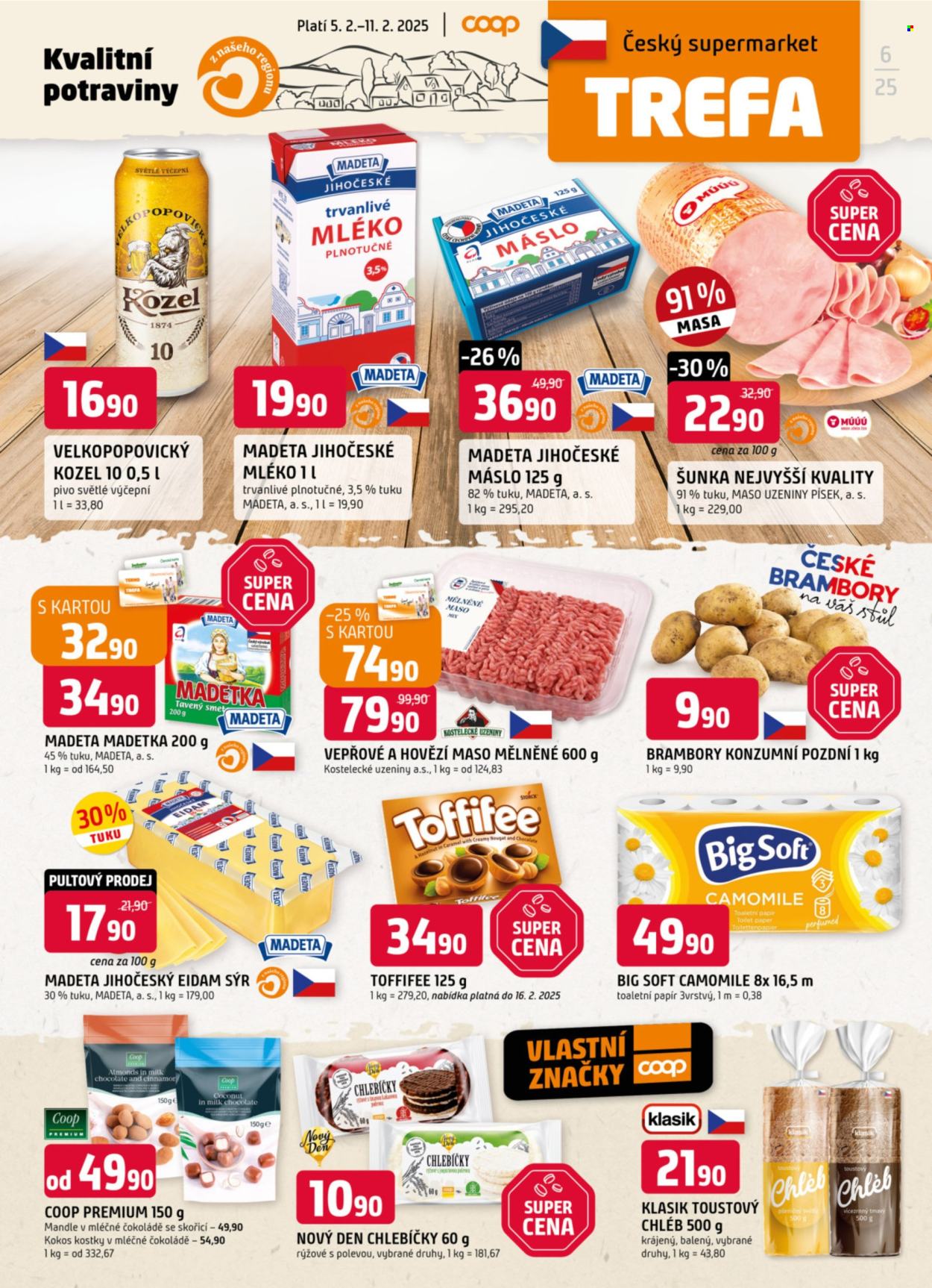 Leták TREFA coop - 5.2.2025 - 11.2.2025. Strana 1