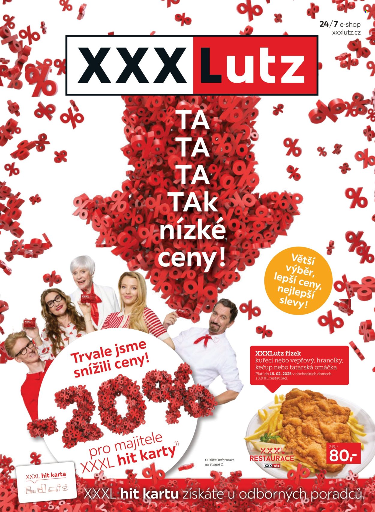 Leták XXXLutz - 3.2.2025 - 16.2.2025. Strana 1