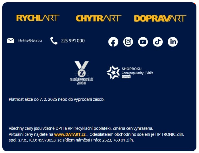 Leták DATART - 4.2.2025 - 7.2.2025. Strana 6