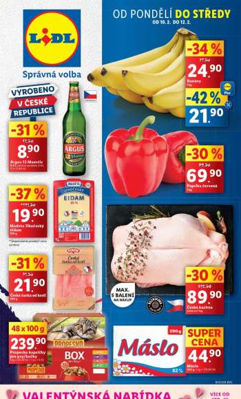 Leták Lidl - 10.2.2025 - 16.2.2025.