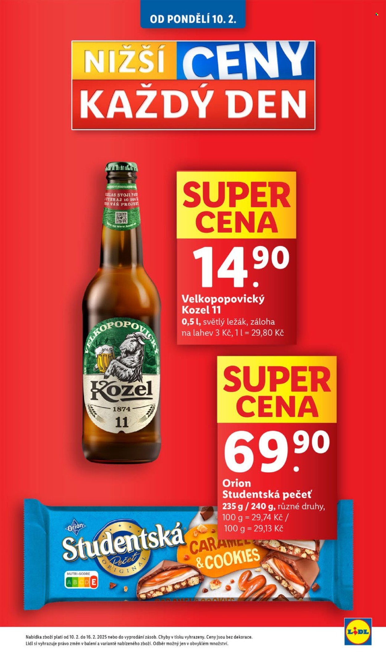 Leták Lidl - 10.2.2025 - 16.2.2025. Strana 7