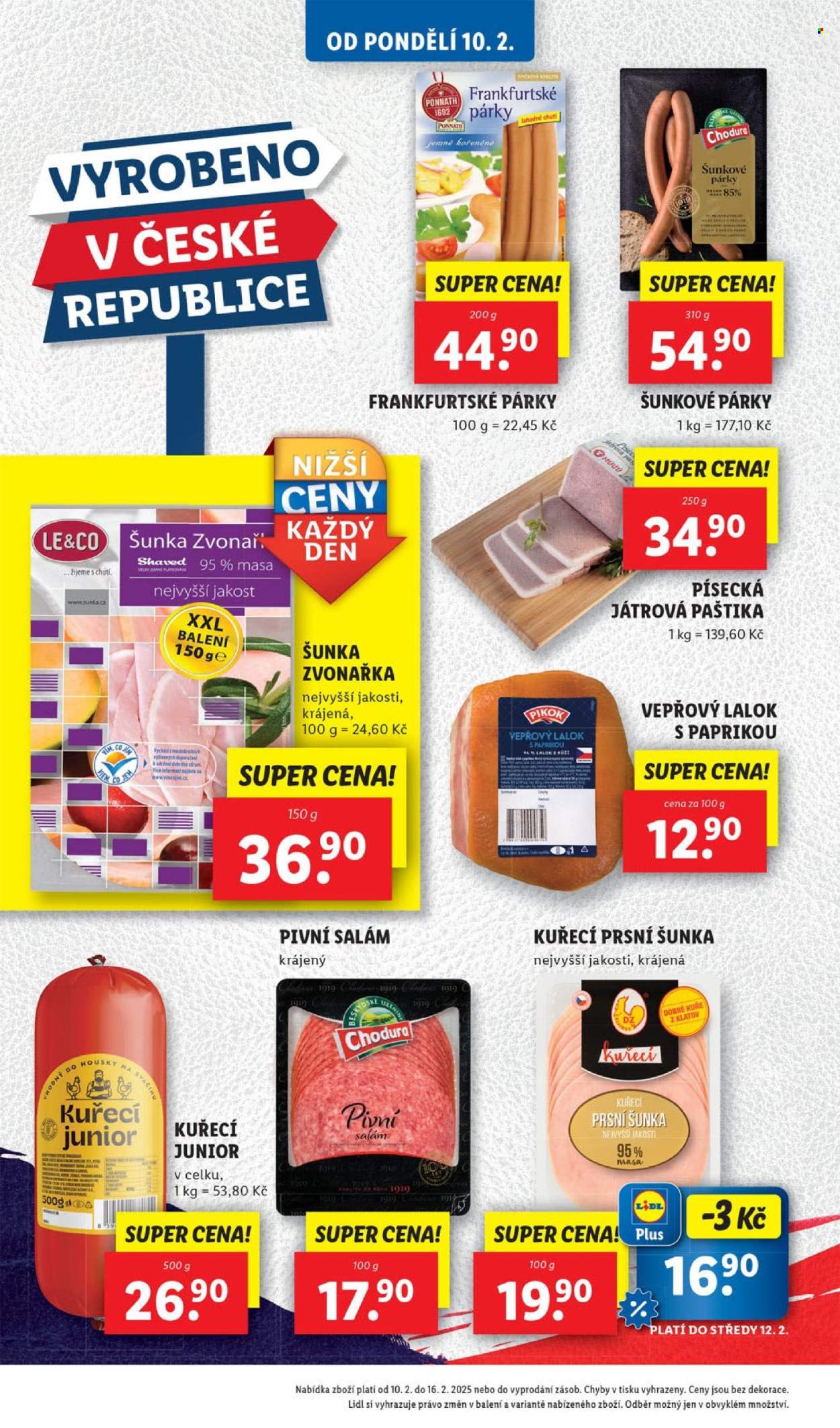 Leták Lidl - 10.2.2025 - 16.2.2025. Strana 16