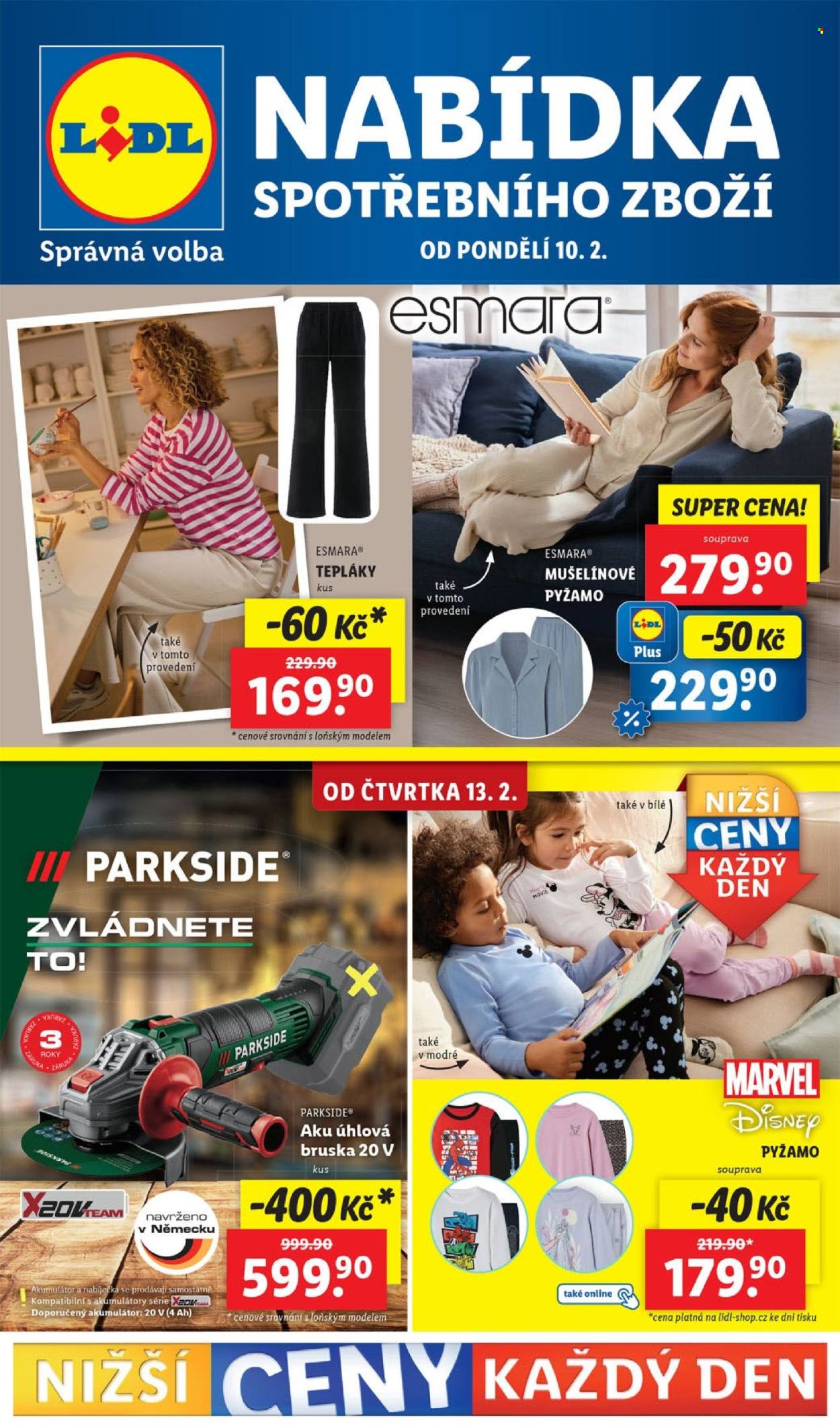 Leták Lidl - 10.2.2025 - 16.2.2025. Strana 1